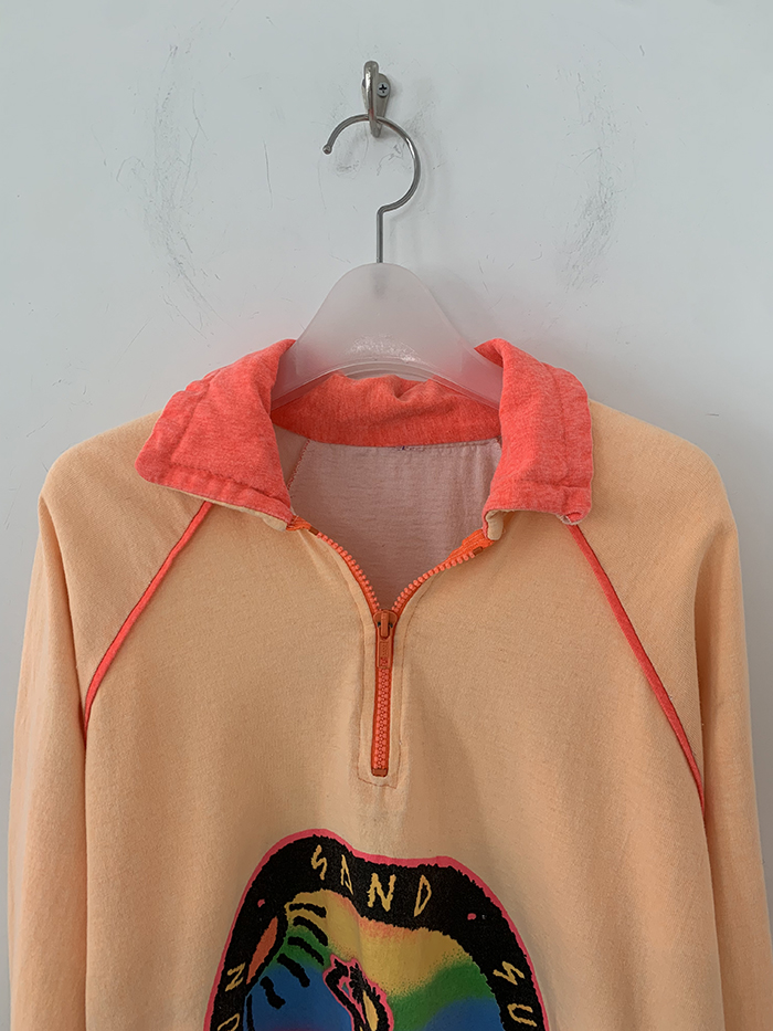 90's "Chaps by Ralph Lauren" half zip up Sweatshirt 복제
