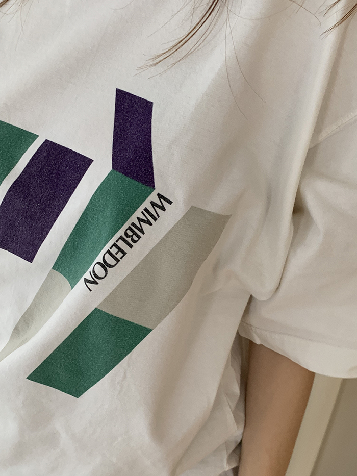 80's "Wimbledon" England T-shirt