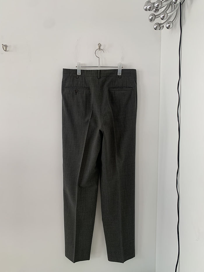 90's "Comme des Garcons Homme Plus" Banding wide turn-up Pants (season 1991) 복제