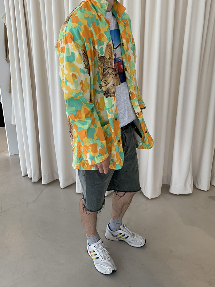 00's "Polo Ralph Lauren" cotton x linen Military Coat 복제
