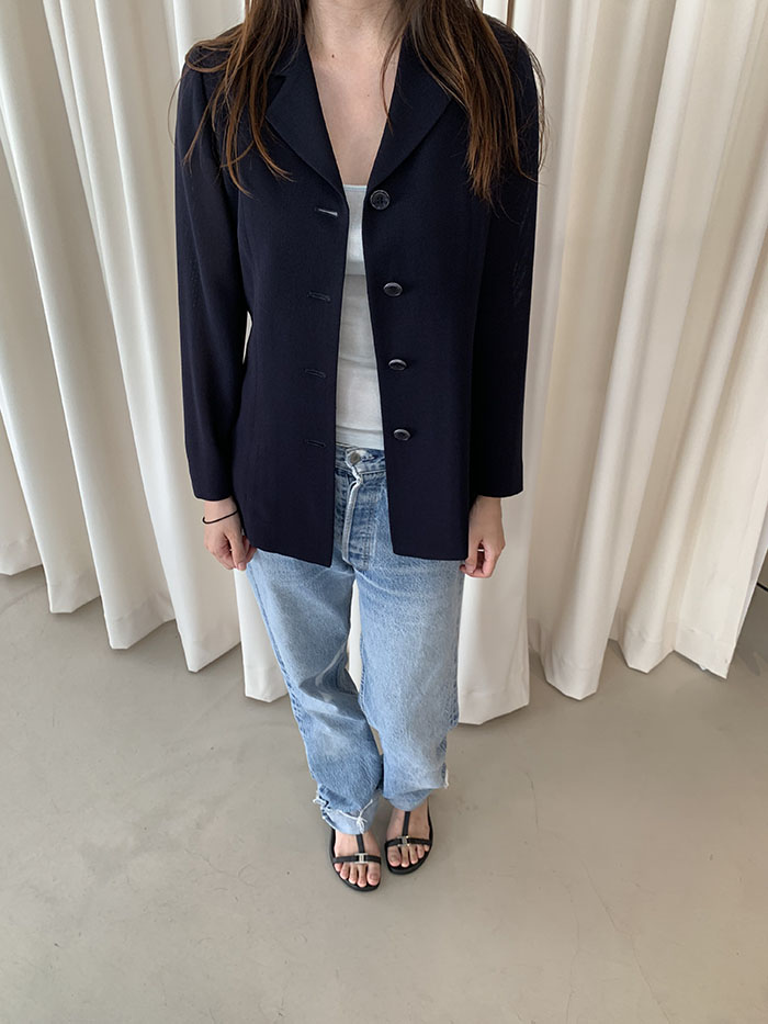 80's Burberry cotton button Jacket 복제