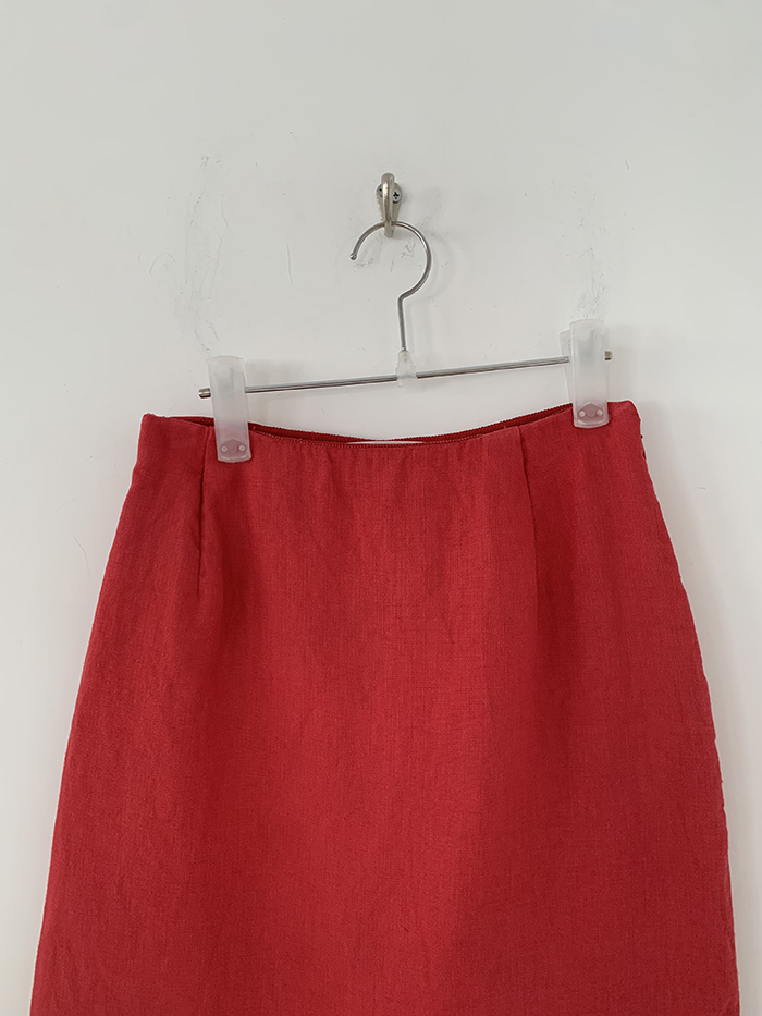 00's "Prada" cotton x linen Skirt 복제