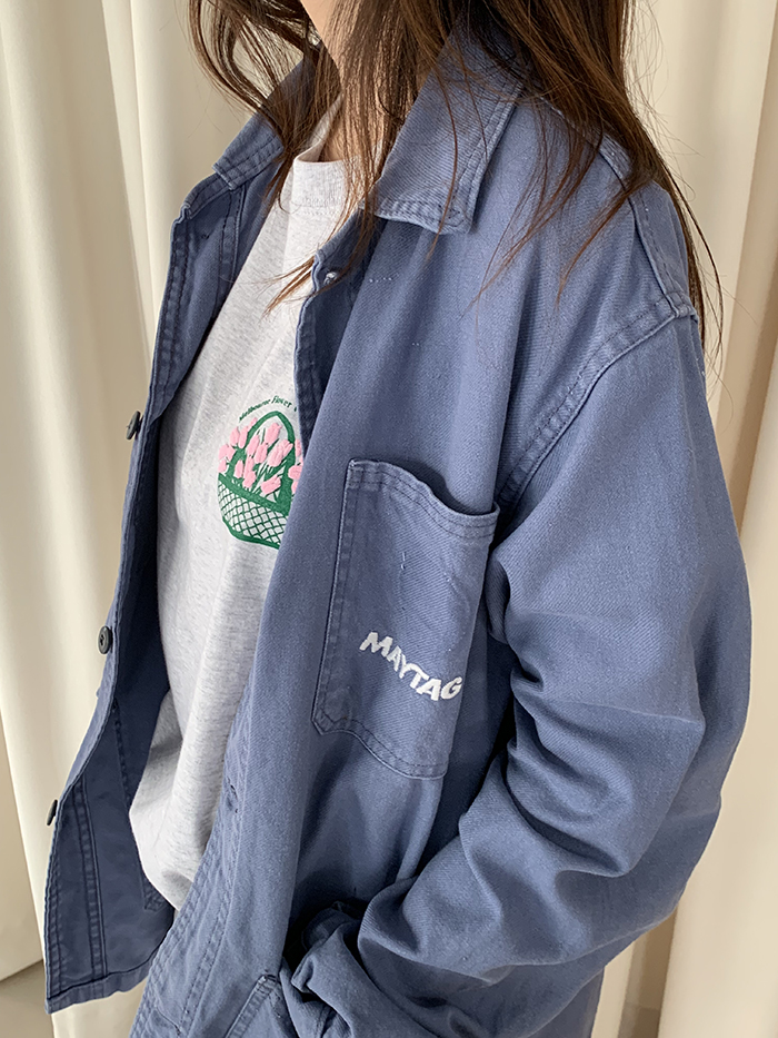 70's Vintage French Work Jacket 복제 복제