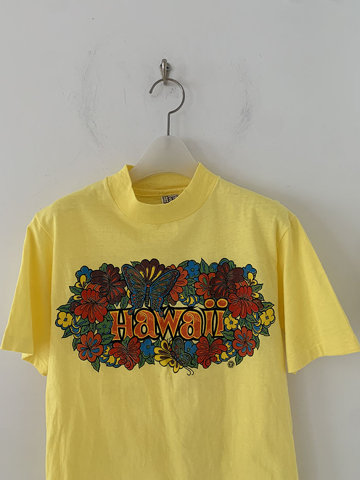 (Deadstock) 80's "Hawaii" USA T-shirt