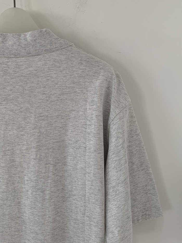(Deadstock) 90's "ADIDAS 98" Cotton Pique Shirt