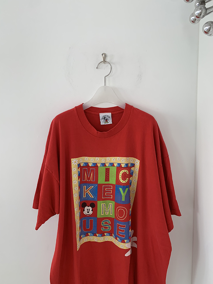 80's "Mickey" USA T-shirt