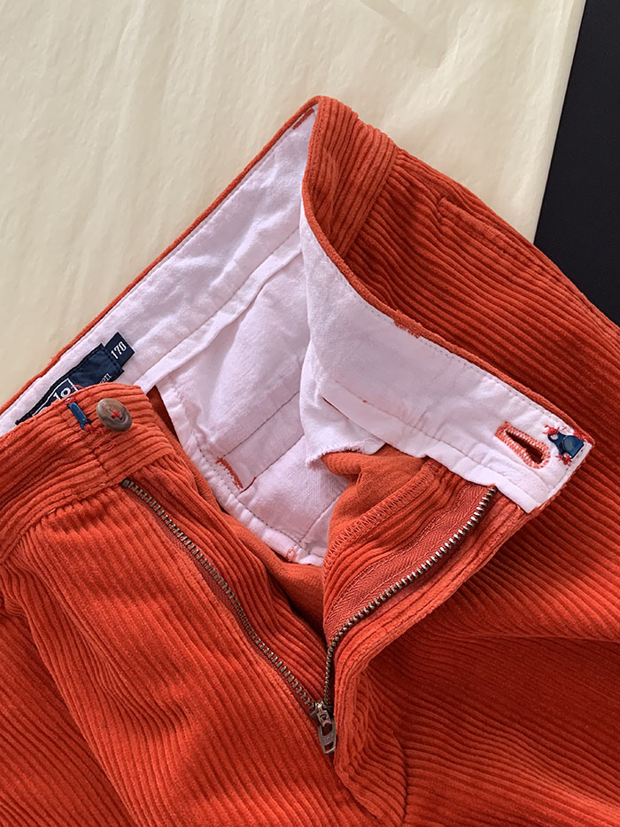 90's "Polo Ralph Lauren" corduroy pintuck Pants 복제