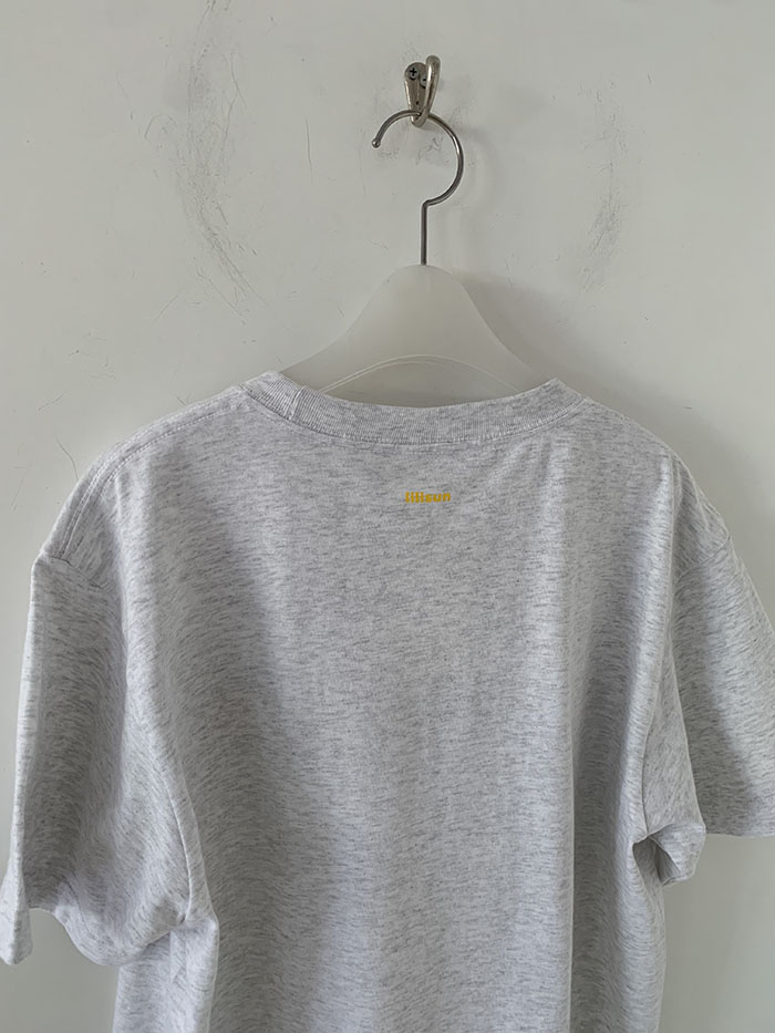 (new product) "Cherry Country Club" Embroidery T-shirt (Gray)
