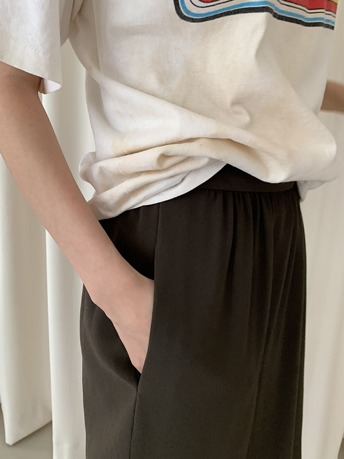 00's "PRADA" viscose Skirt 복제