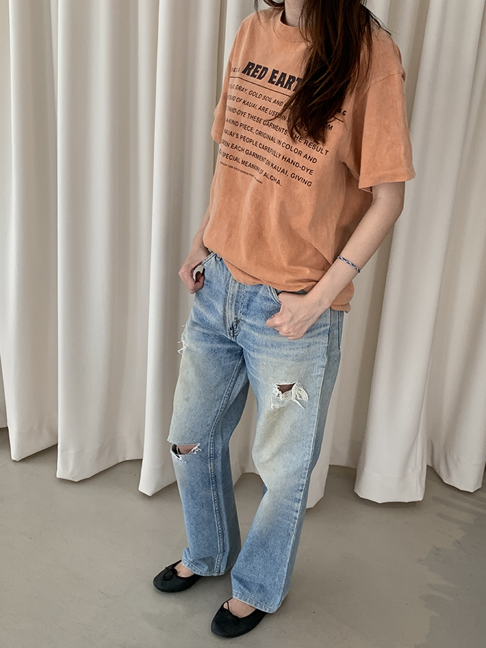 90's "RED EARTH Hawaii" USA T-shirt