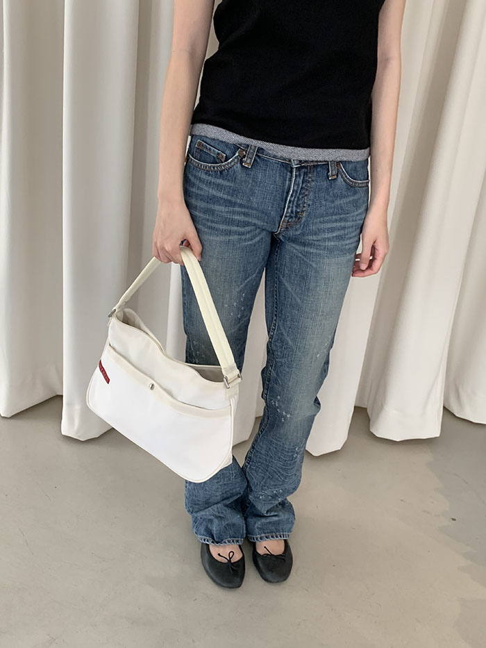 (Deadstock) 00's "PRADA" Canvas tote Bag 복제