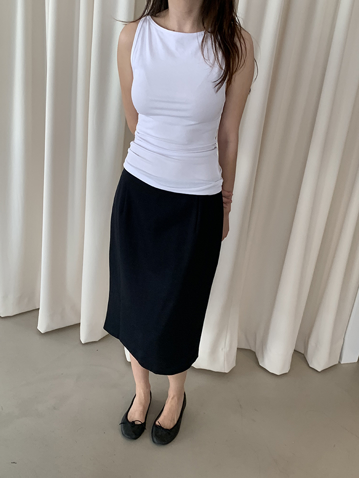00's "JIL SANDER" wool Skirt 복제