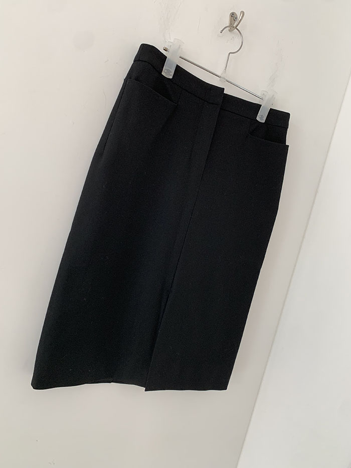 00's "JIL SANDER" wool check Skirt 복제