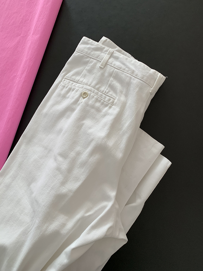 90's "J.Crew" Pintuck chino Pants
