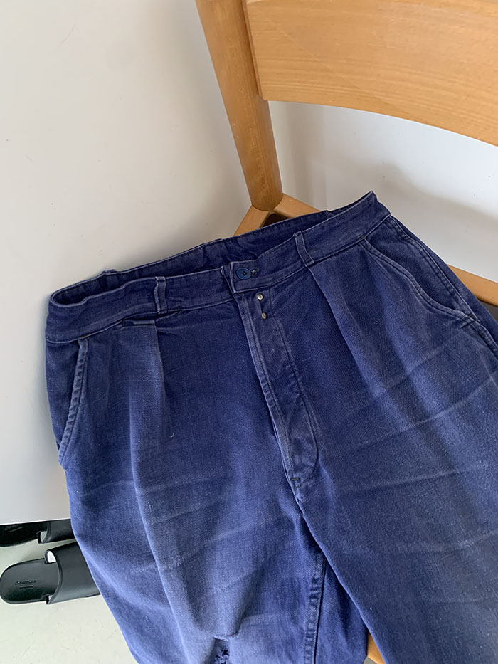 70's Vintage French Work Pants by Adolphe Lafont 복제