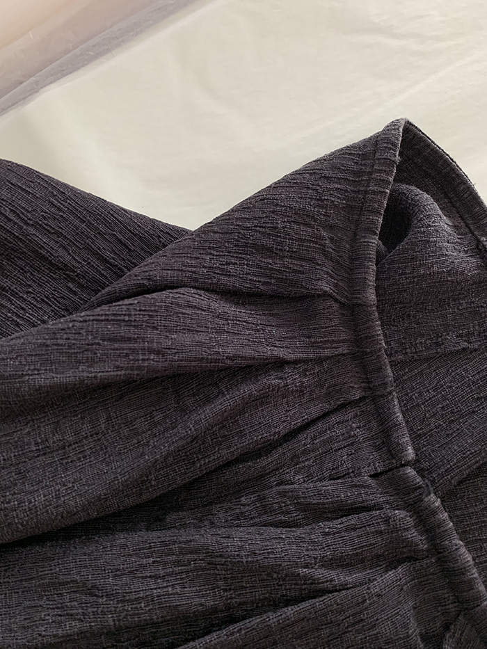 00's "Dries Van Noten" silk see through skirt 복제