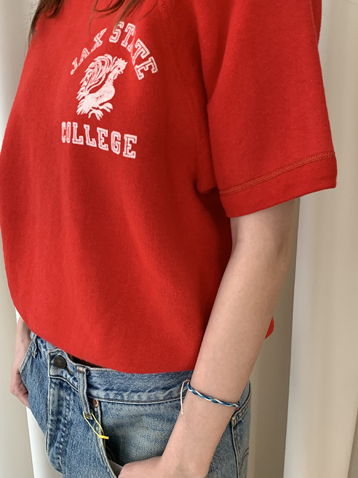 60's Champion USA Short Sleeve Sweatshirt