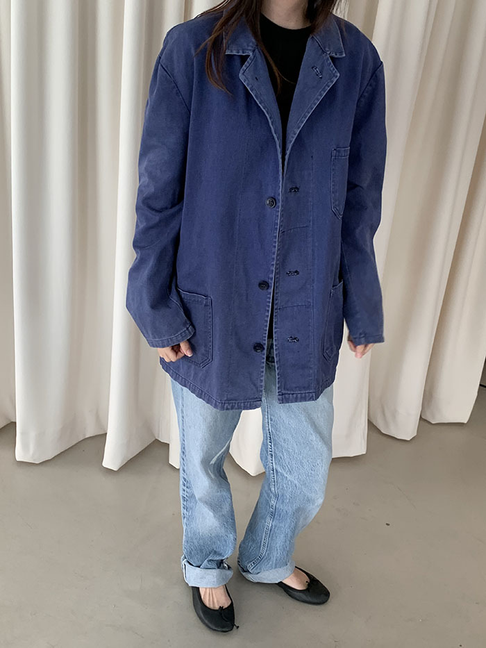 70's Vintage French Work Jacket