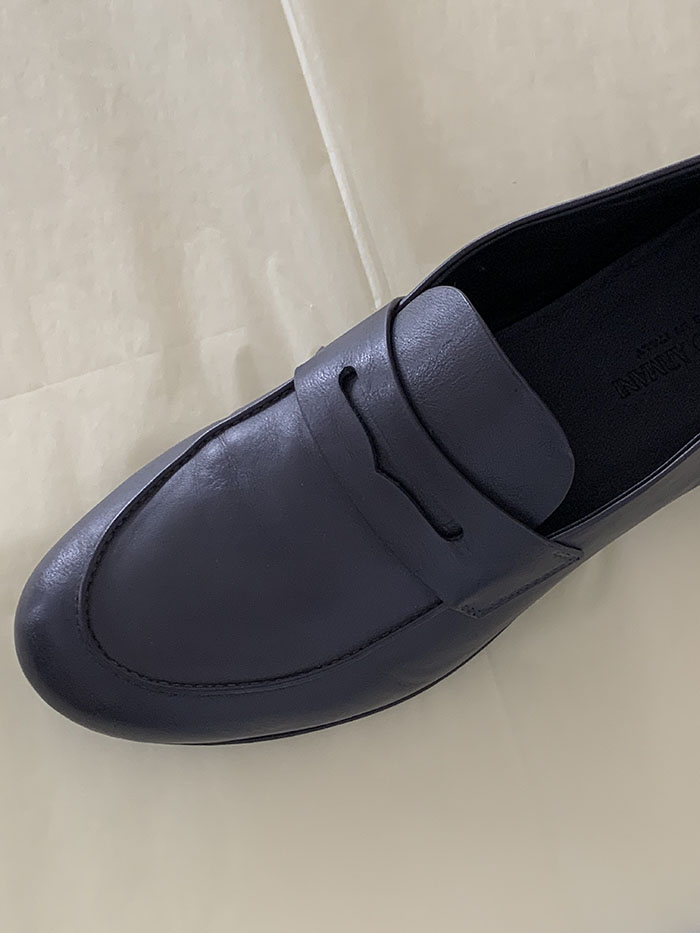 "Giorgio Armani" Calf Leather Loafer Shoes