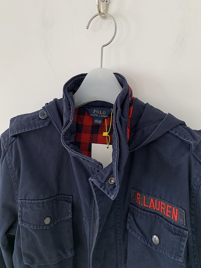 00's "Polo Ralph Lauren" cotton x linen Military Coat 복제