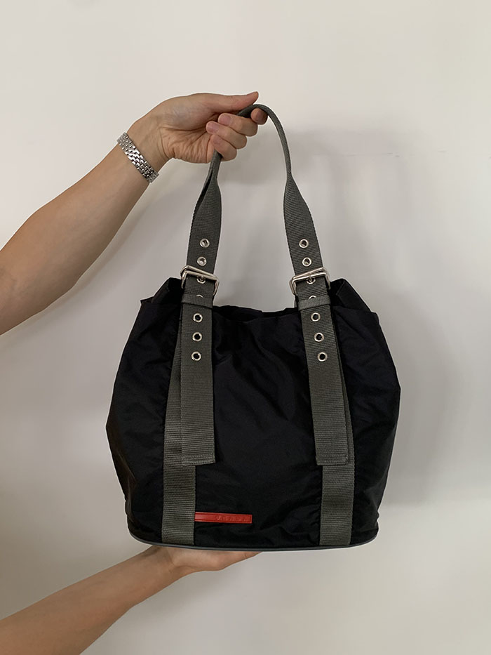 90's "PRADA Sport" Tote Bag (Rare Design)