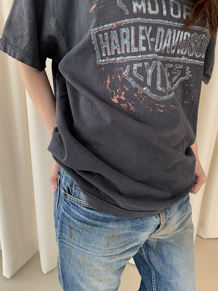 90's "Harley-Davidson" USA T-shirt