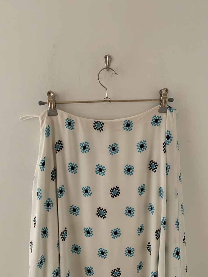 00's "Prada" pleated Skirt