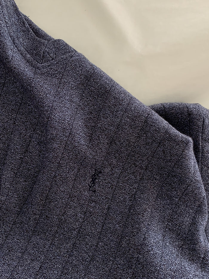 90's "Yves Saint Laurent" Cotton Pique Knit 복제