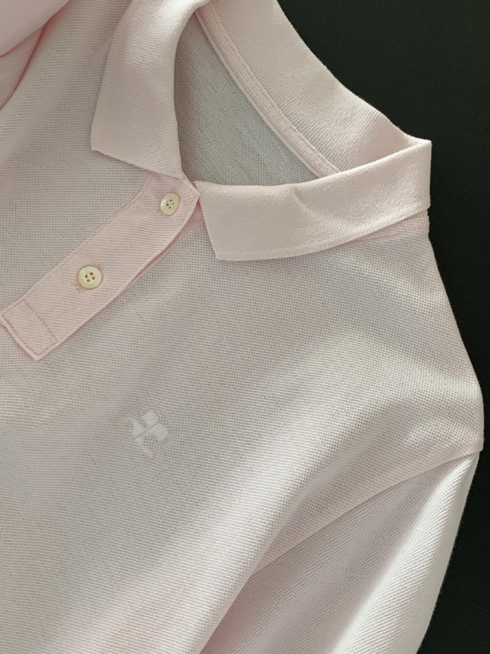 90's "Courreges" Cotton Pique Knit 복제 복제