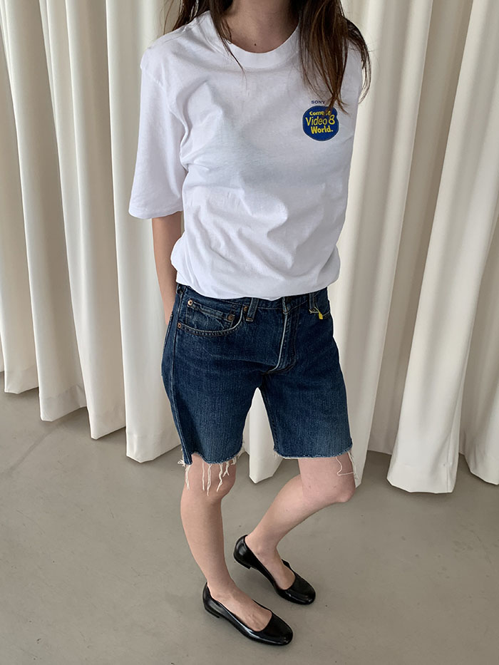 90's "SONY" cotton T-shirt