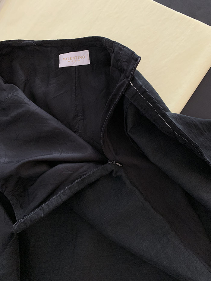 80's "Valentino" Leather Skirt 복제 복제