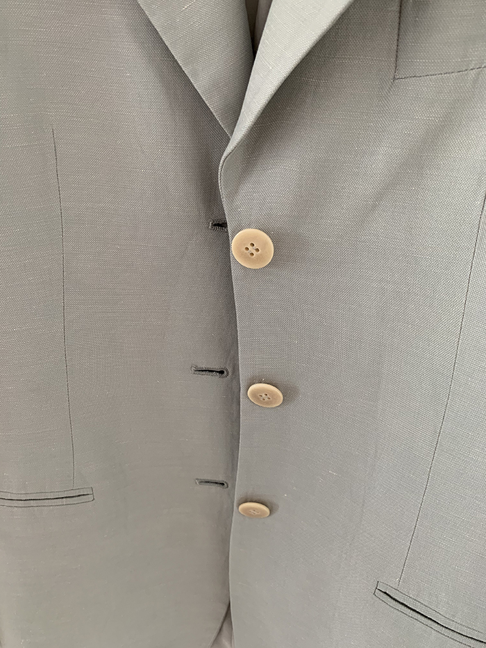 90's "Giorgio Armani" Three buttons wool x silk Jacket 복제