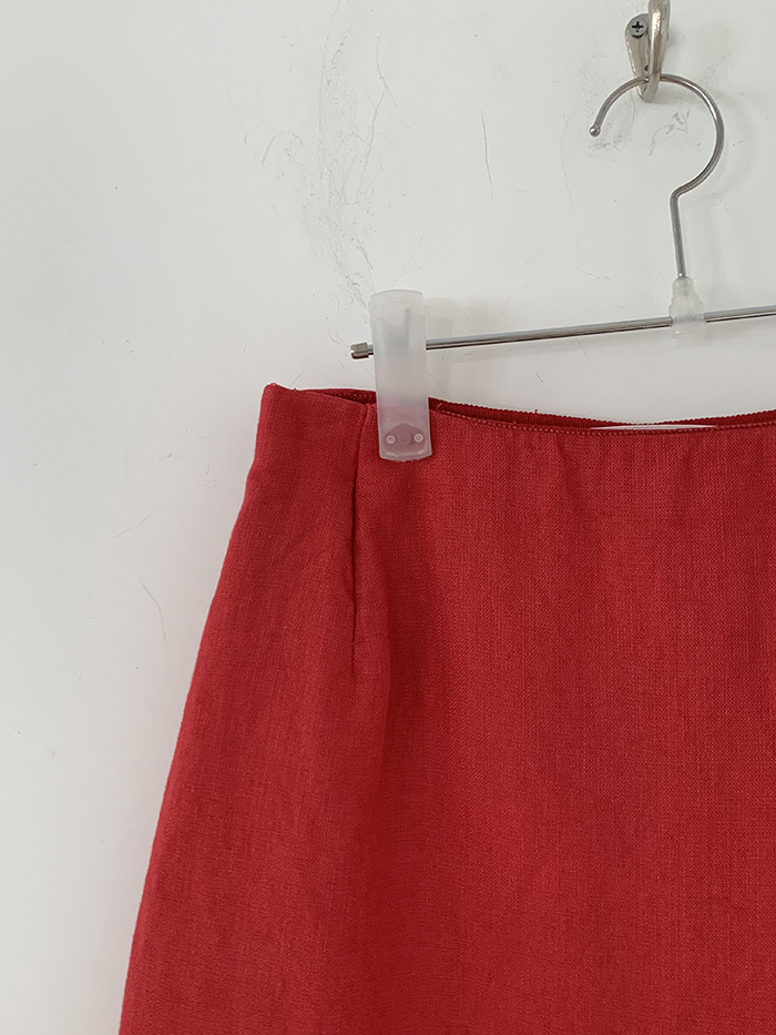 00's "Prada" cotton x linen Skirt 복제