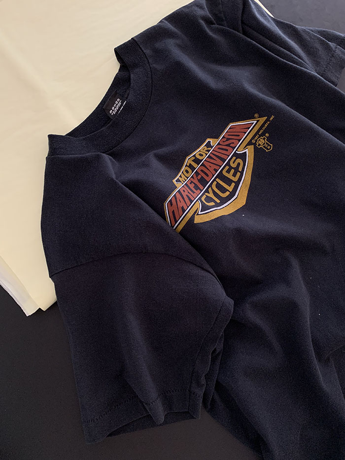 90's "Harley-Davidson" USA T-shirt 복제