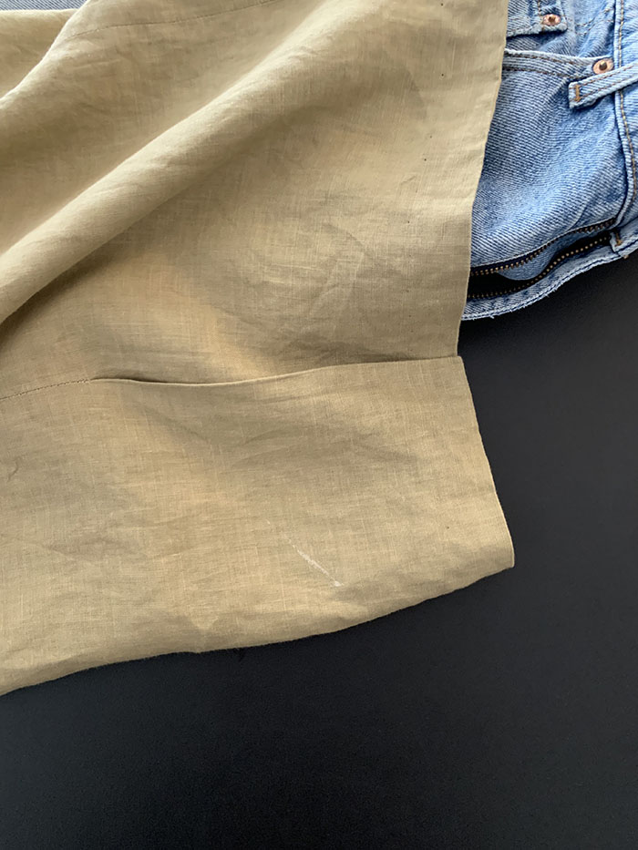00's "Giorgio Armani" Black Skirt 복제