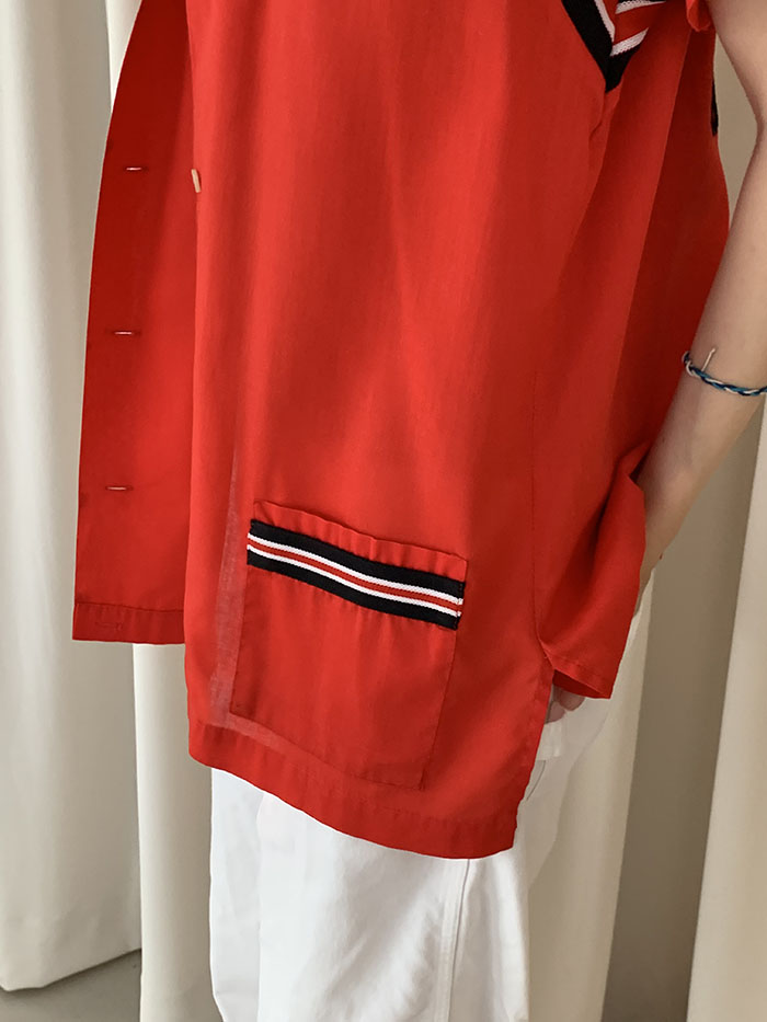 50-60's "Hilton" USA Bowling Shirt