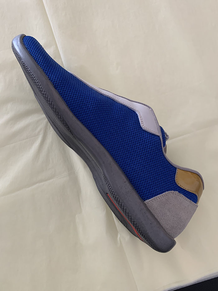 90s-00s "Prada" Archive Sport Leather Shoes (Rare color)