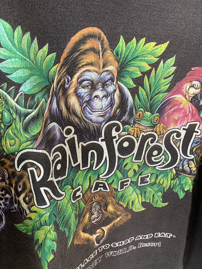 90's "WILD PLACE TO SHOP AND EAT" USA T-shirt 복제
