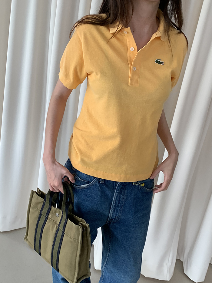 80's "Lacoste" Cotton Pique Shirt