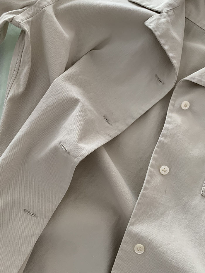 90's "PRADA" nylon zip up collar Jacket 복제