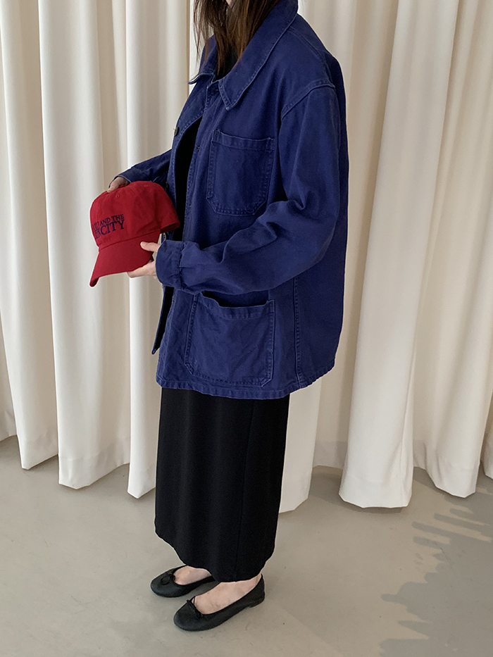 70's Vintage French Work Jacket 복제 복제