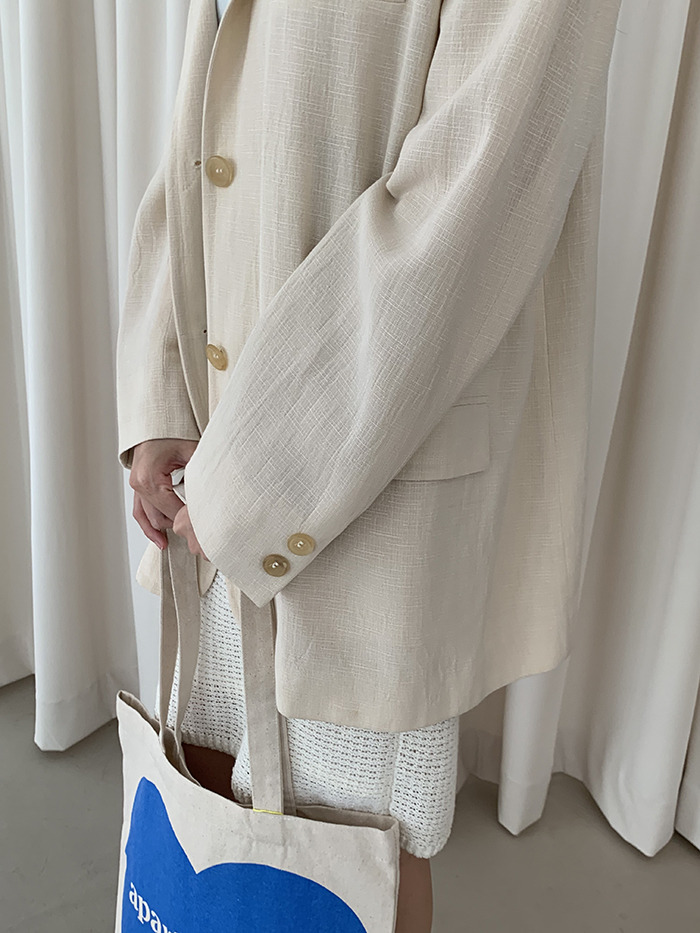 90's "JIL SANDER" silk Summer Jacket