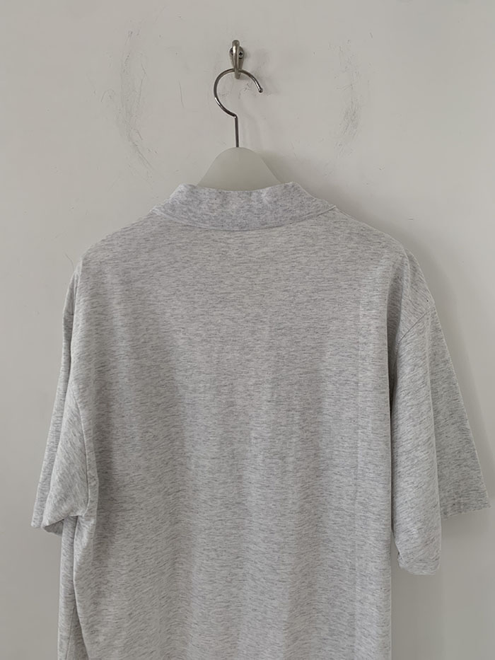 (Deadstock) 90's "ADIDAS 98" Cotton Pique Shirt