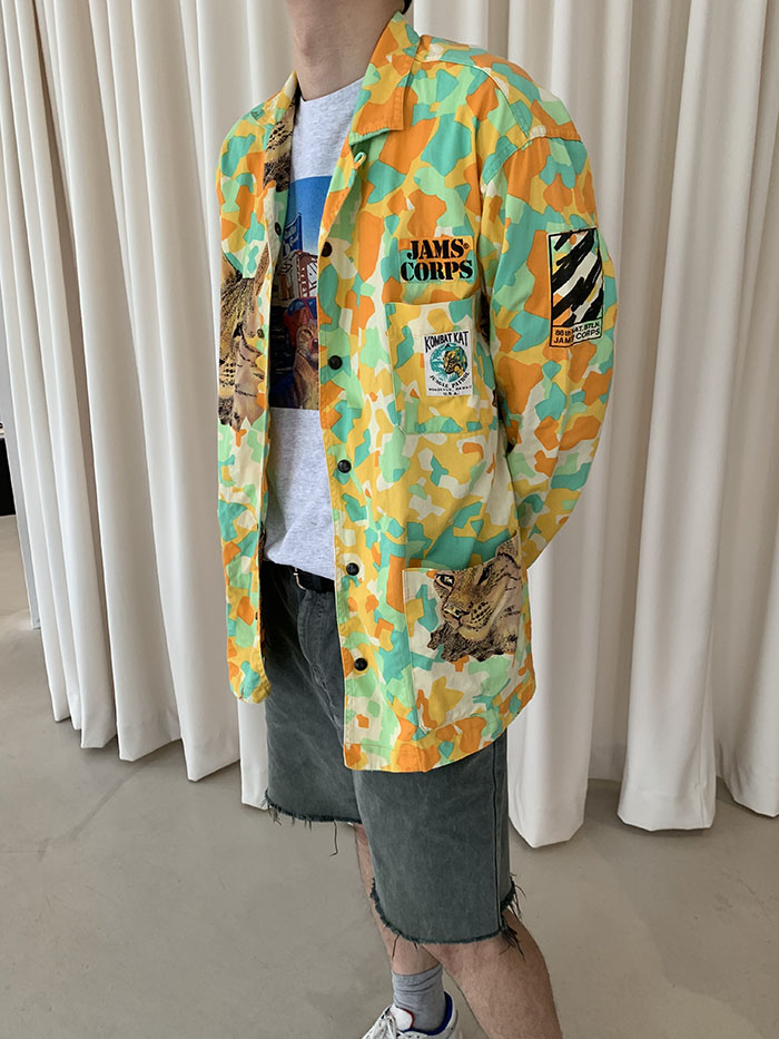00's "Polo Ralph Lauren" cotton x linen Military Coat 복제