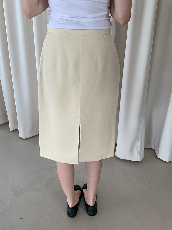 00's "Giorgio Armani" Black Skirt 복제