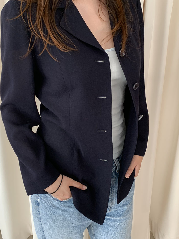 80's Burberry cotton button Jacket 복제