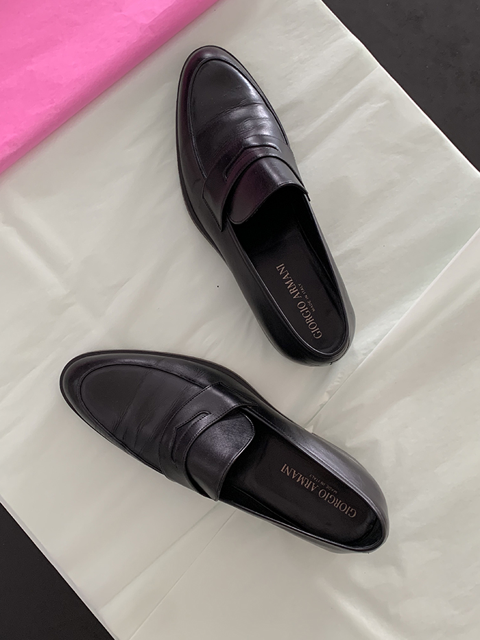00s "Giorgio Armani" Loafer Shoes