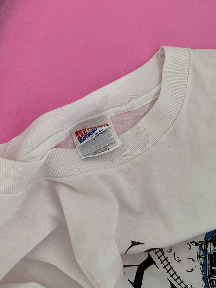 90's "RAIL ROAD" USA T-shirt