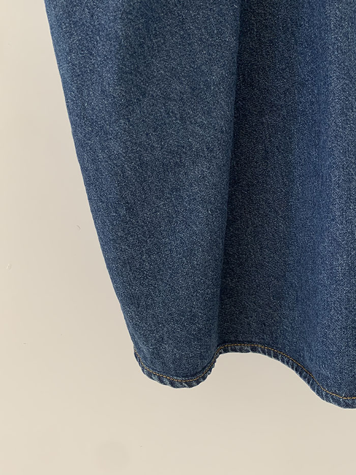 2016s "miumiu" Denim Stripe Skirt 복제