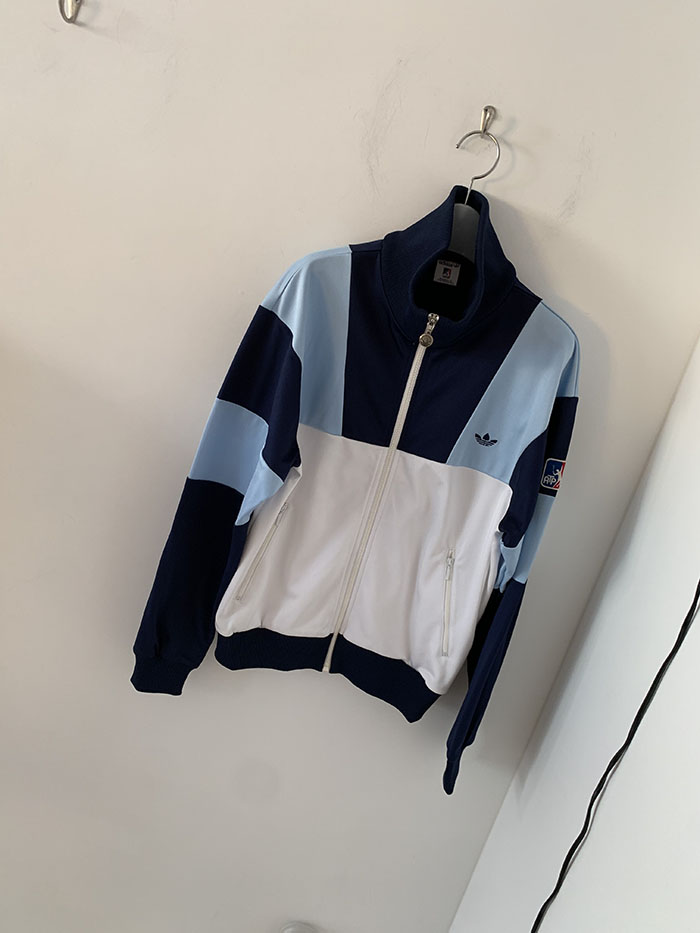 80's France Adidas Hoodie Track Top by W.Germany (rare piece) 복제 복제